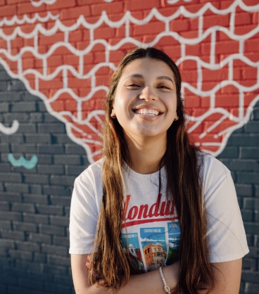 smiling student